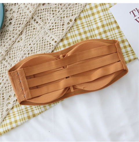 Soft Padded Strapless Bra With Removable Pads