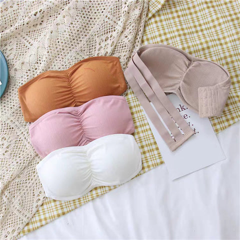 Soft Padded Strapless Bra With Removable Pads