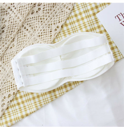 Soft Padded Strapless Bra With Removable Pads